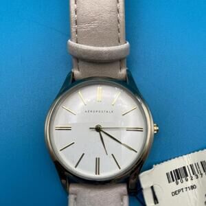 Aeropostale Ladies Cream Watch Quartz NWT